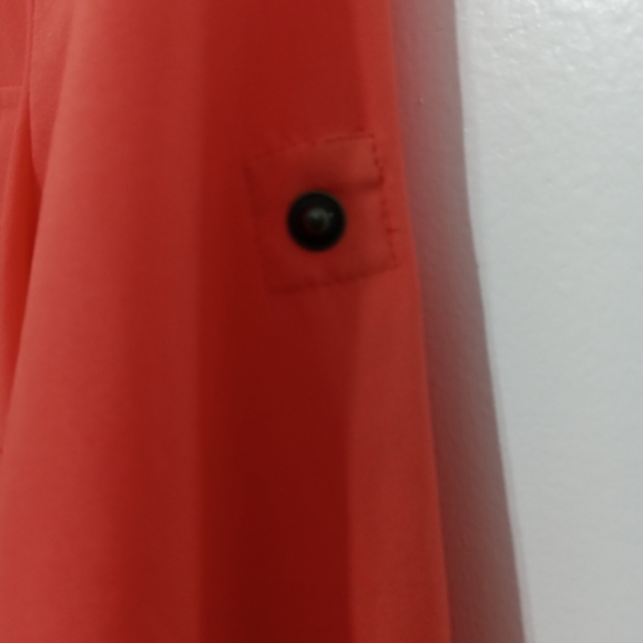 Michael Kors full zip roll tab sleeves "Shacket" - Picture 5 of 13